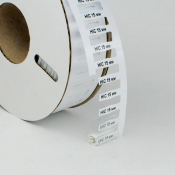 Маркер для держателей HIC-15x4,6-W серий CHL, STC, DMP, для принтеров RT200, RT230, 1250 шт. в упакове,  белый